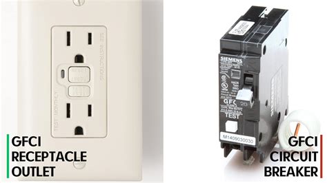 gfci receptacle vs gfci breaker